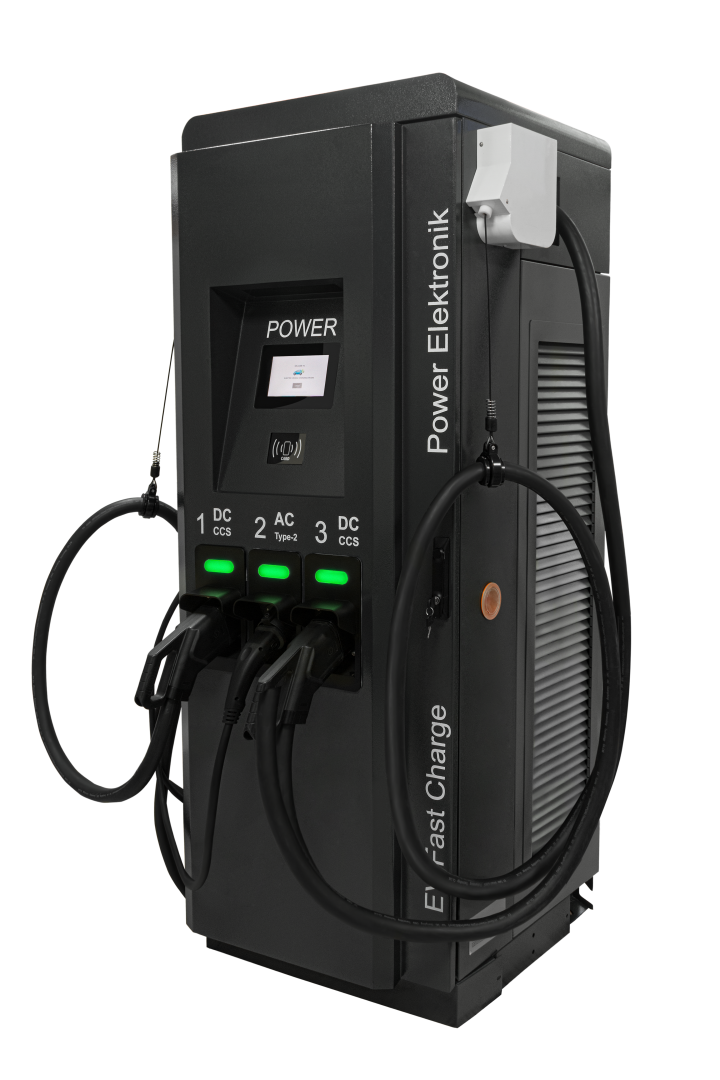 PWR33 COMMERCIAL EV CHARGER 120kW DC+ 22kW AC
