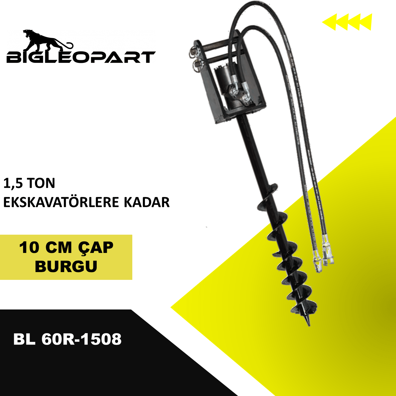BL60R-1508 HYDRAULIC AUGER